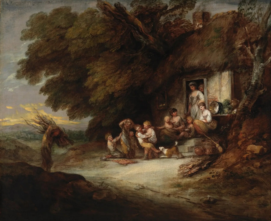 La puerta de la cabaña - Thomas Gainsborough
