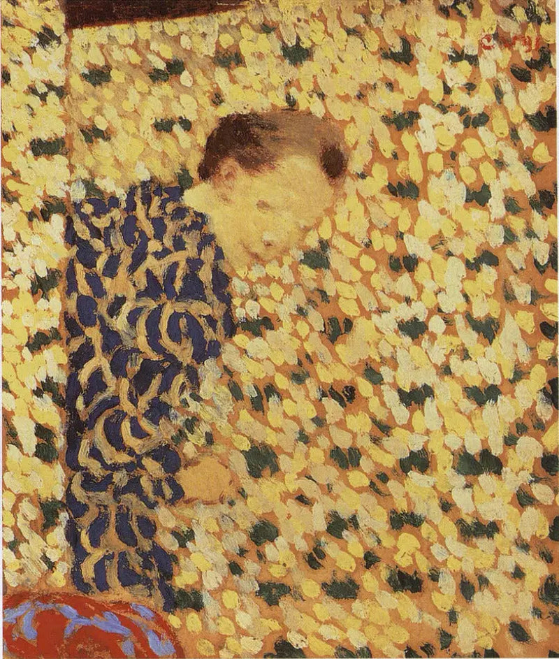 La puerta entreabierta - Édouard Vuillard