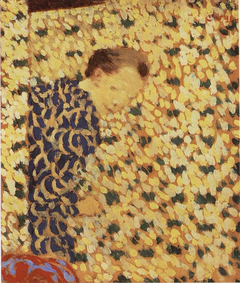 La puerta entreabierta - Édouard Vuillard