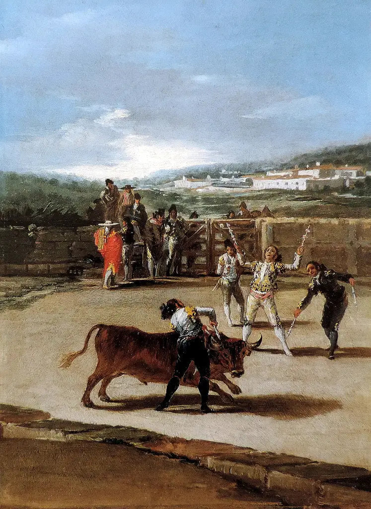 La colocación de las banderillas - Francisco de Goya