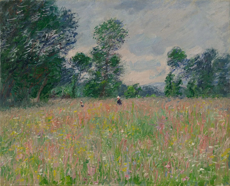 El prado de flores - Claude Monet