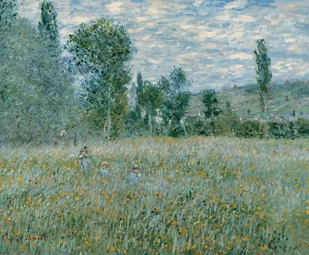 La prairie - Claude Monet image 1 reproduction artisanale de tableau