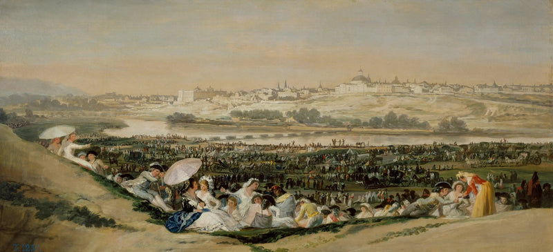 La Pradera de San Isidro - Francisco de Goya