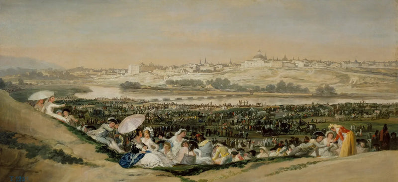 La Pradera de San Isidro - Francisco de Goya