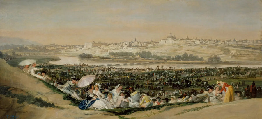 La Pradera de San Isidro - Francisco de Goya
