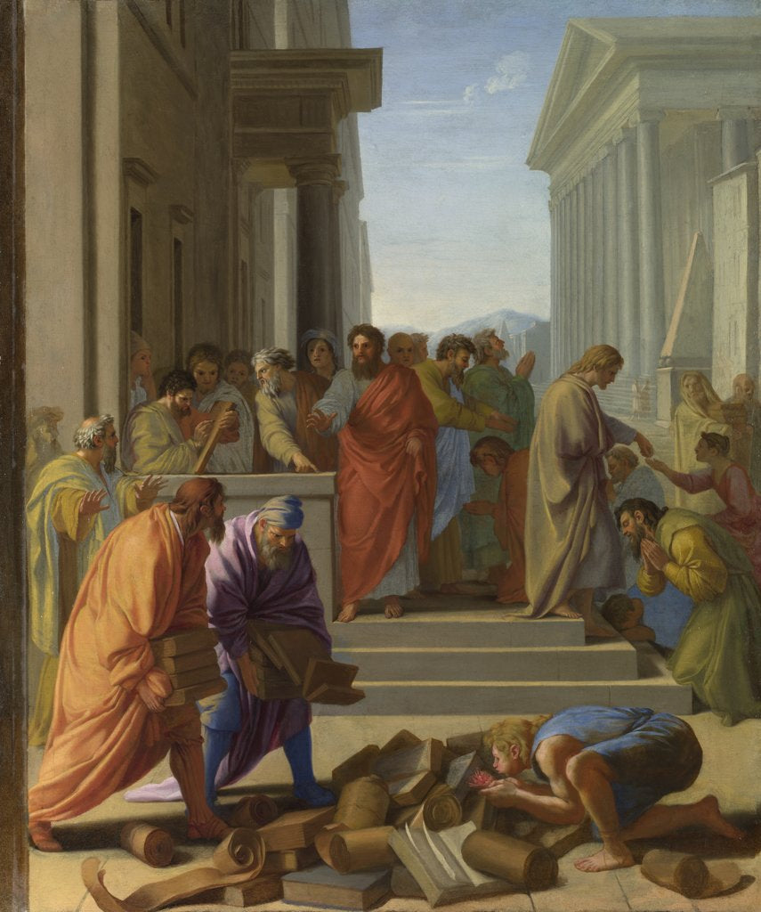 La Predicación de San Pablo en Éfeso - Eustache Le Sueur