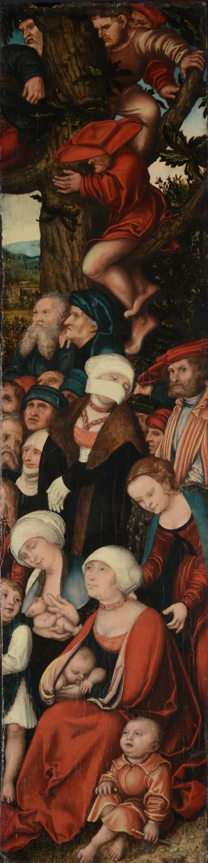 La predicación de san Juan Bautista - Lucas Cranach el Viejo