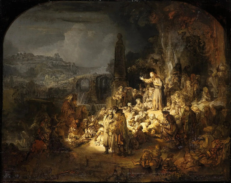 La predicación de san Juan Bautista - Rembrandt