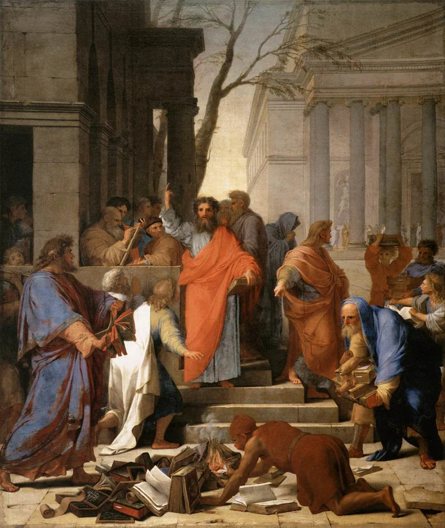 La Predicación de san Pablo en Éfeso - Eustache Le Sueur