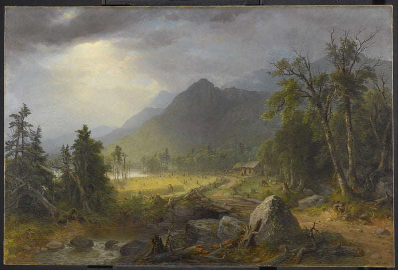 La primera cosecha en el desierto - Asher Brown Durand