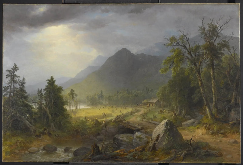 La primera cosecha en el desierto - Asher Brown Durand