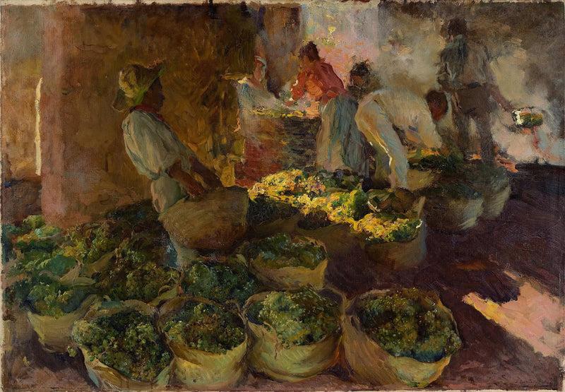 La Preparación de las pasas - Joaquín Sorolla