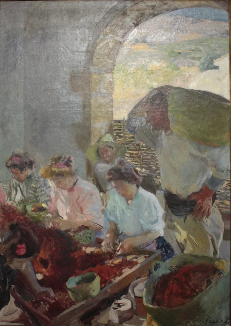 La Preparación de las pasas - Joaquín Sorolla