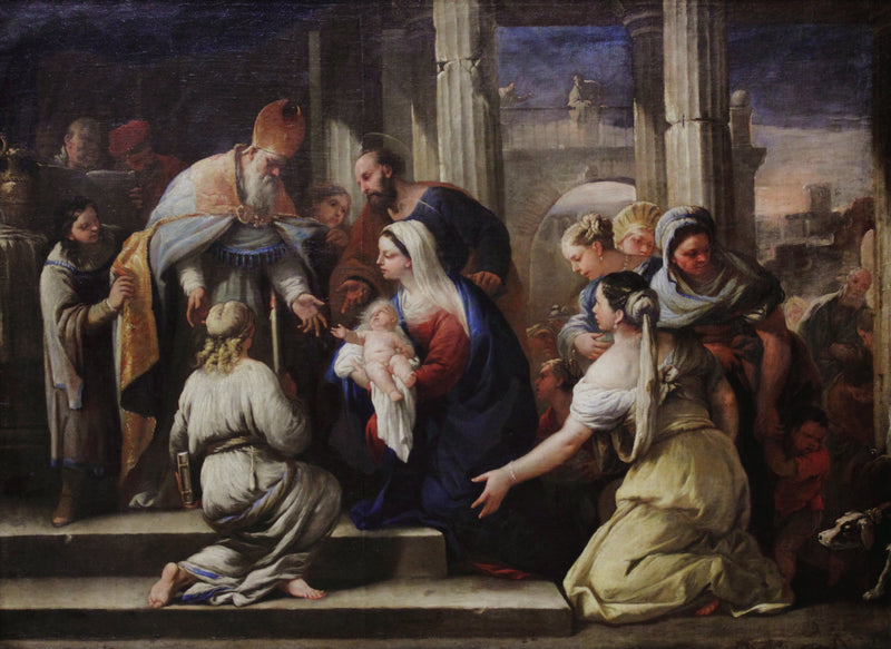 La Presentación en el templo - Luca Giordano