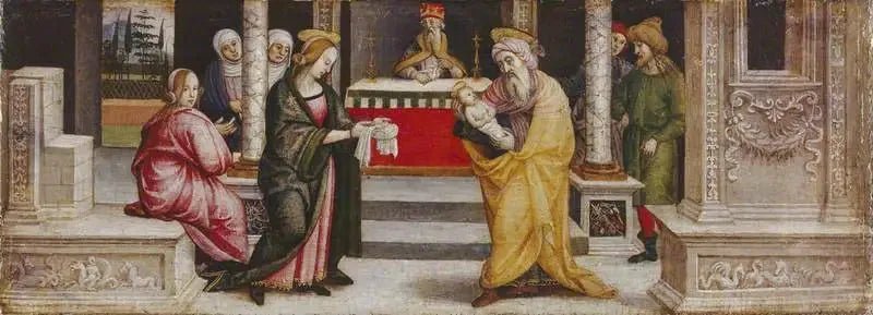 La Presentación en el Templo - Pietro Perugino