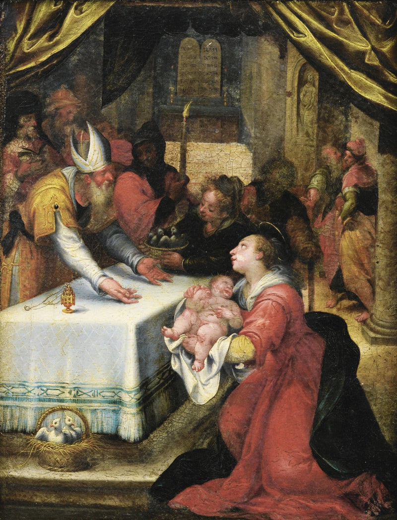 La presentación de Jesús en el Templo - Denis Calvaert