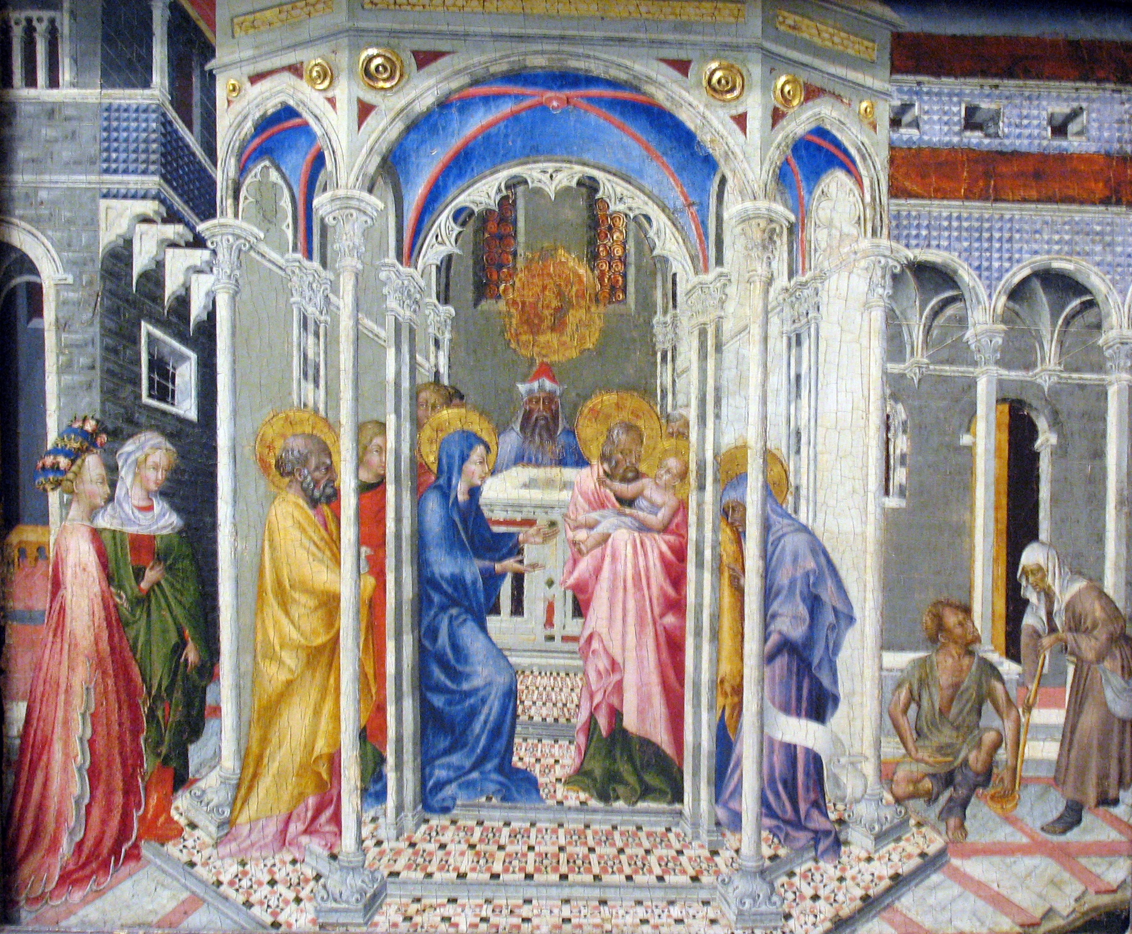 La Présentation de Jésus au Temple - Giovanni di Paolo - Alpha Reproduction