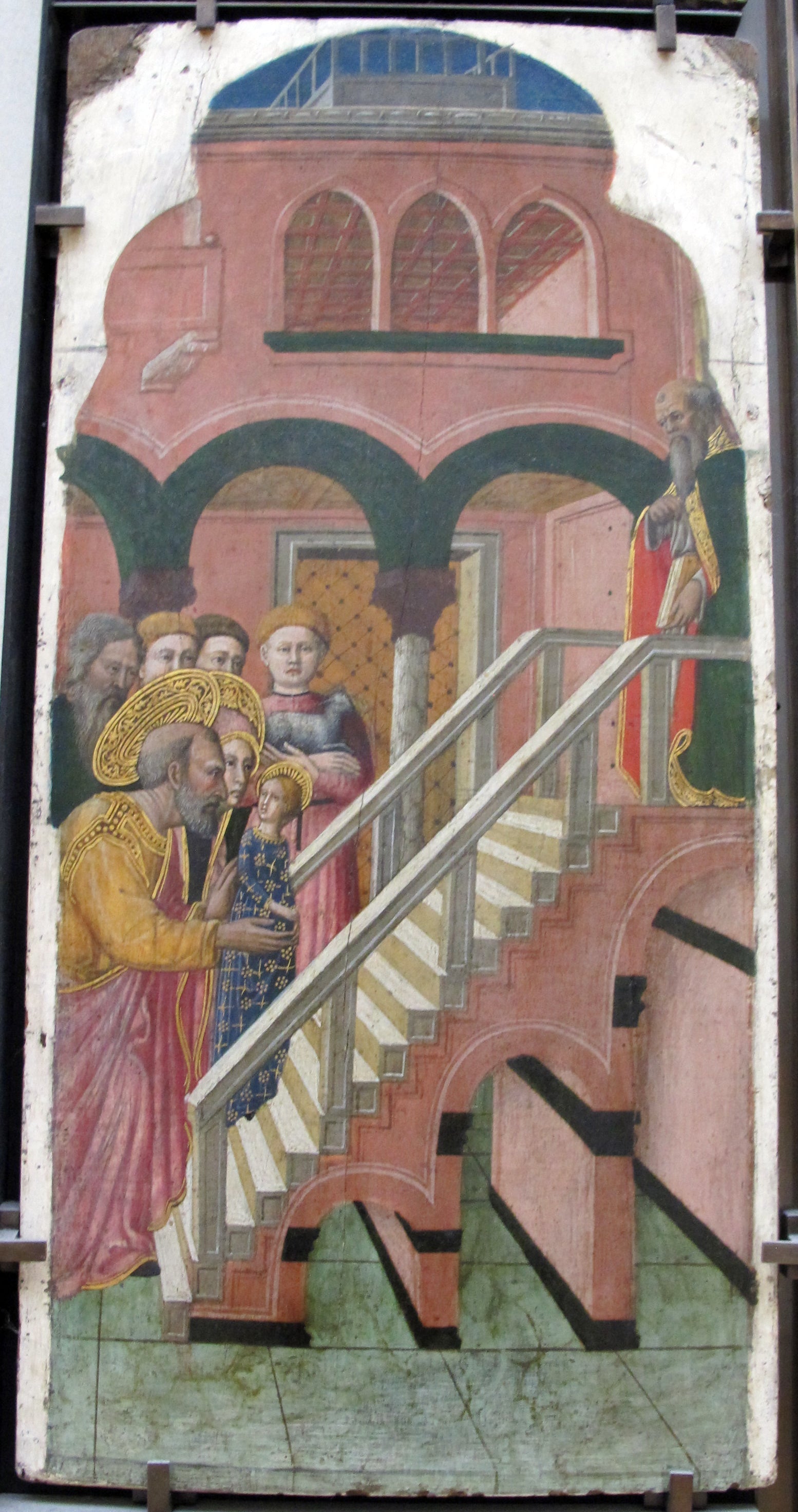 La Présentation de la Vierge au Temple - Giovanni Francesco da Rimini image 1 copie de tableau peinte à la main
