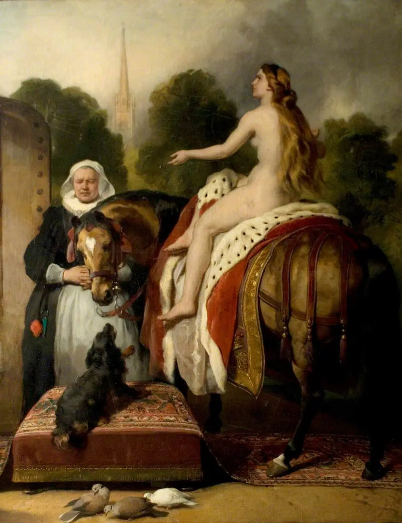 La oración de Lady Godiva - Edwin Henry Landseer