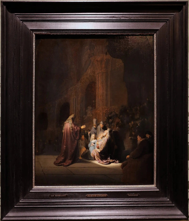La Oración de Simeón - Rembrandt
