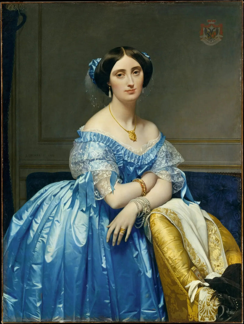 La Princesa de Broglie - Jean-Auguste-Dominique Ingres