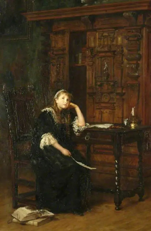 La princesa Elizabeth en prisión en St James's - John Everett Millais