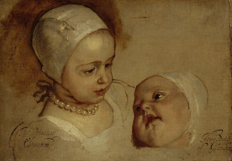 La princesa Isabel y la princesa Ana - Antoine van Dyck