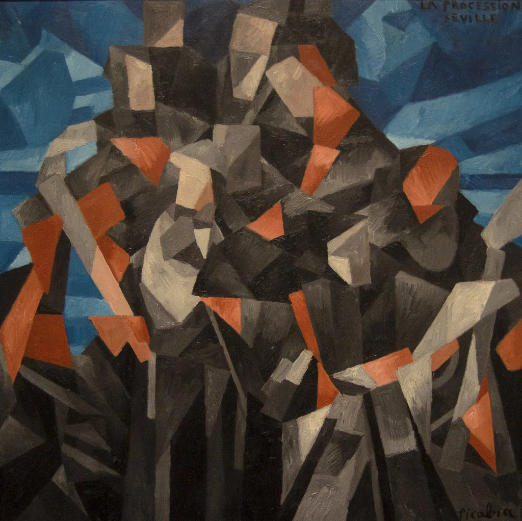 La Procession, Séville - Francis Picabia image 1 copie peinte à la main à l’huile
