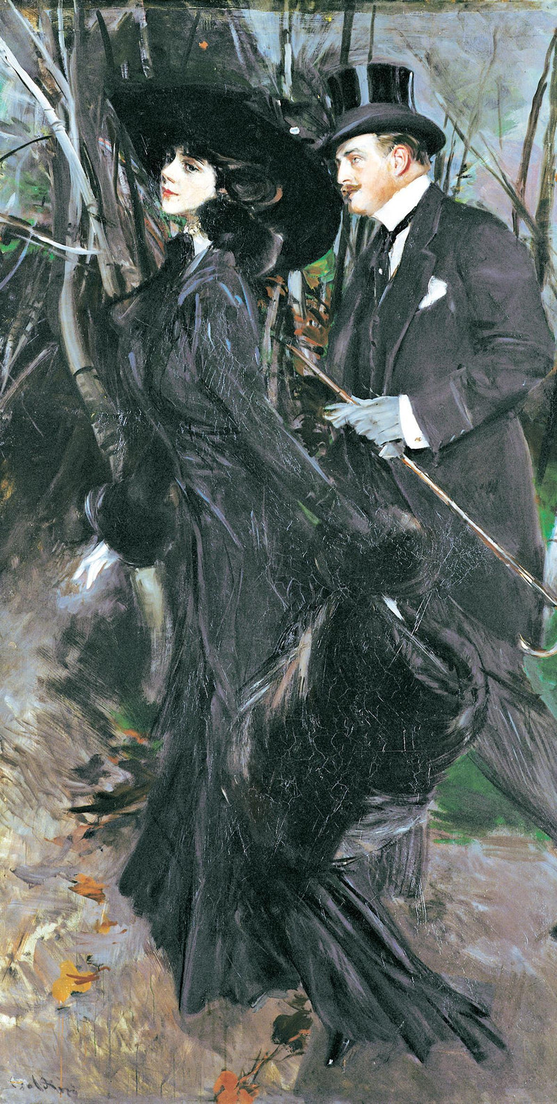 El Paseo por el Bosque - Giovanni Boldini