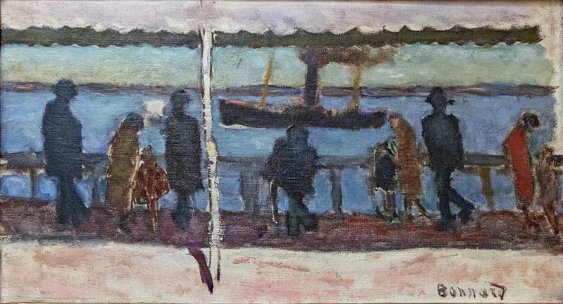 El Paseo junto al río - Pierre Bonnard