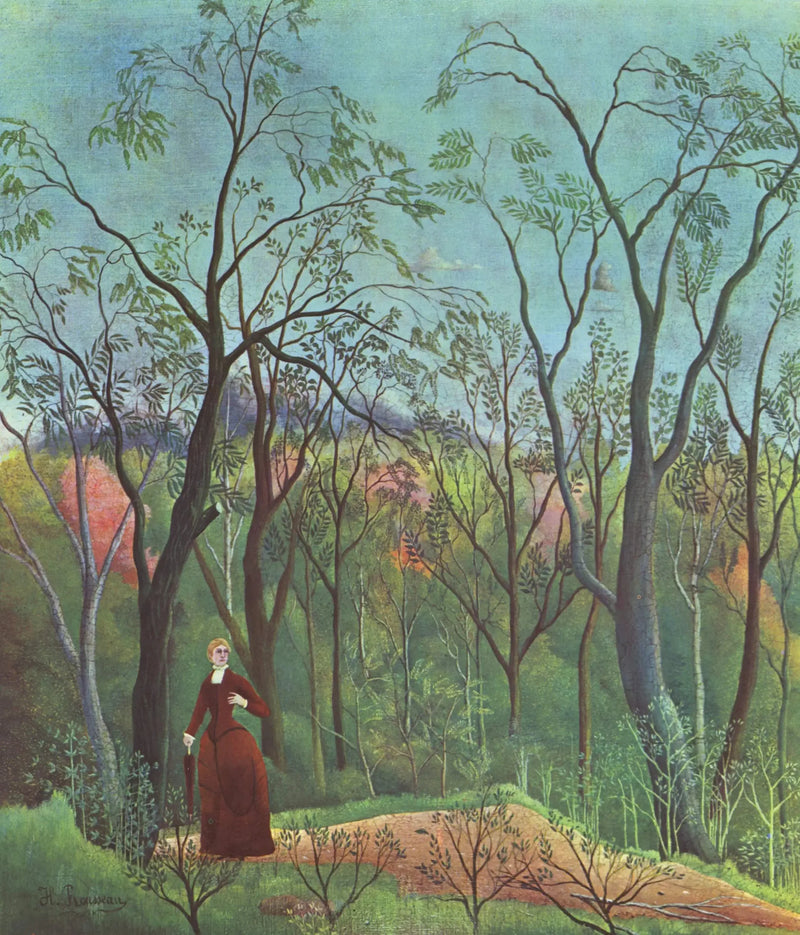 El Paseo por el Bosque - Henri Rousseau