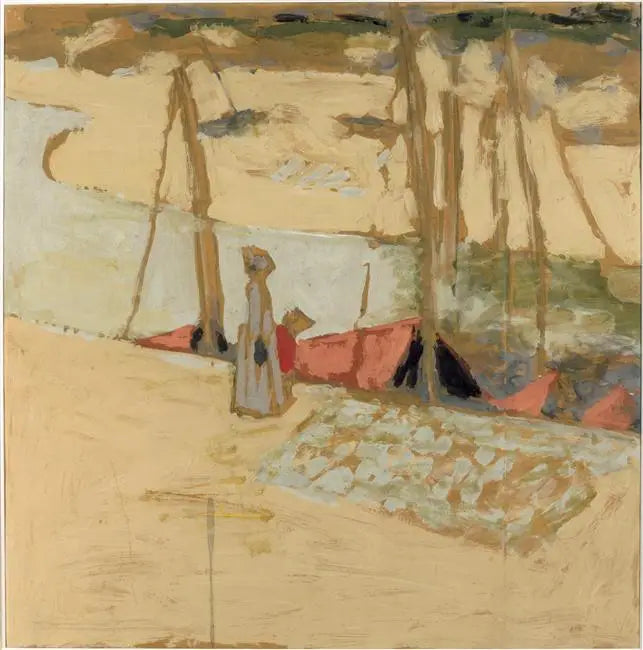 El Paseo por el puerto - Édouard Vuillard
