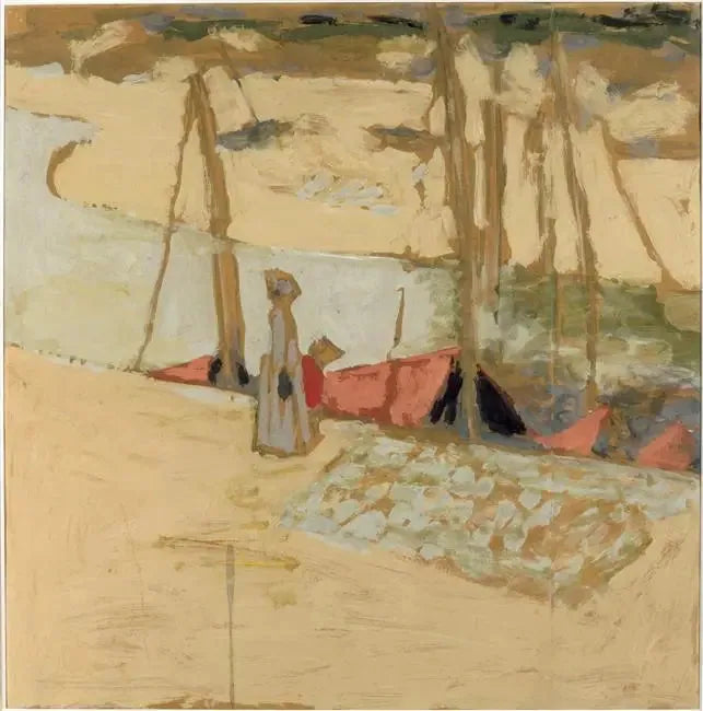 El Paseo por el puerto - Édouard Vuillard