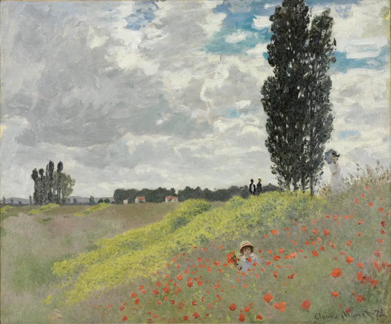 El paseo por los prados en Argenteuil - Claude Monet