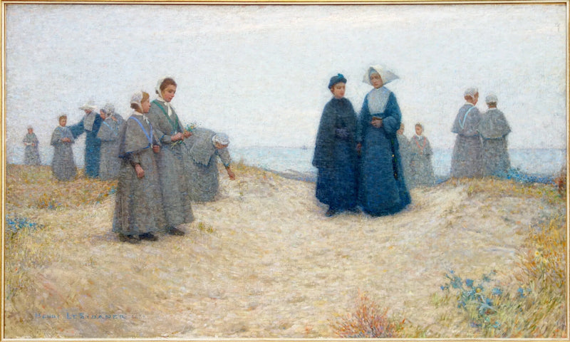 Paseo de las huérfanas, Berck - Henri Le Sidaner