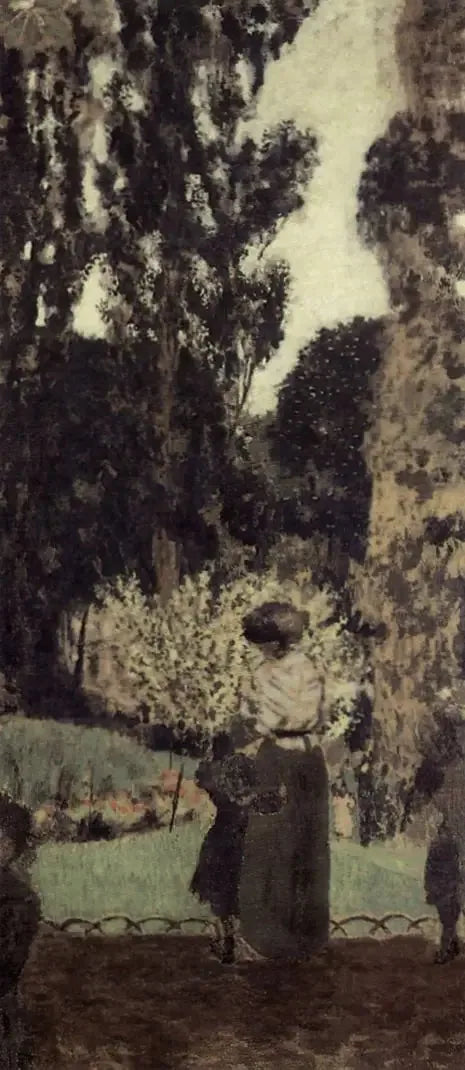 El paseo. La plaza de los Batignolles - Édouard Vuillard