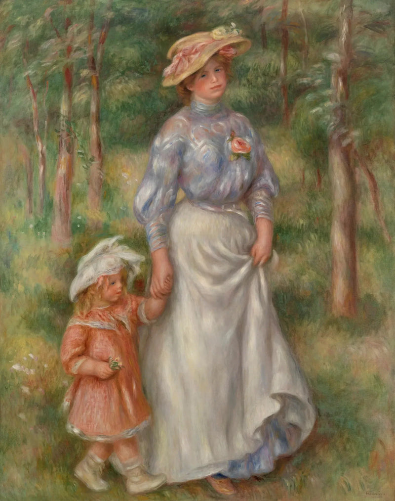 El Paseo - Pierre-Auguste Renoir