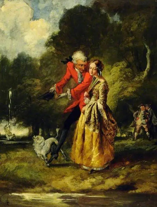 La proposición - John Everett Millais