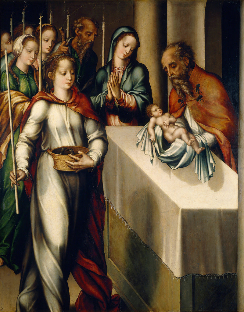 La Purificación de la Virgen o La Presentación en el Templo - Luis de Morales