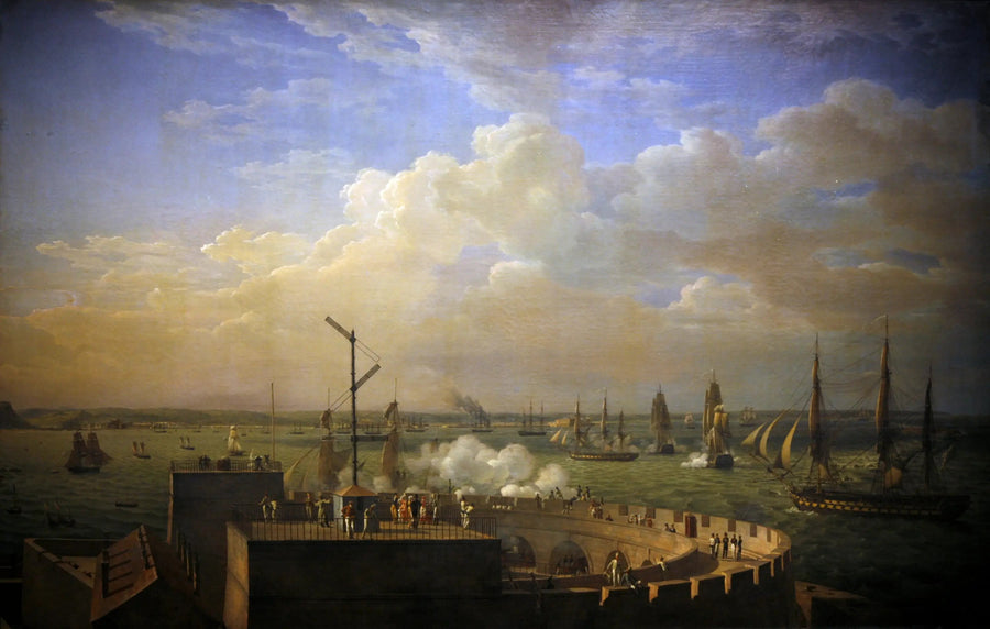 La rada de Cherburgo - Louis-Philippe Crépin