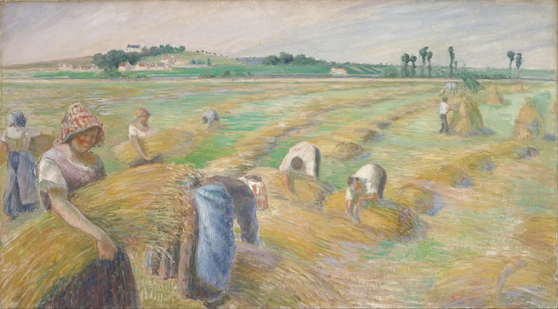 La cosecha - Camille Pissarro