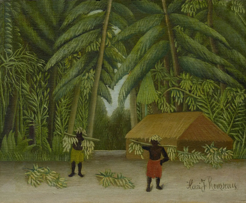 La Cosecha de plátanos - Henri Rousseau