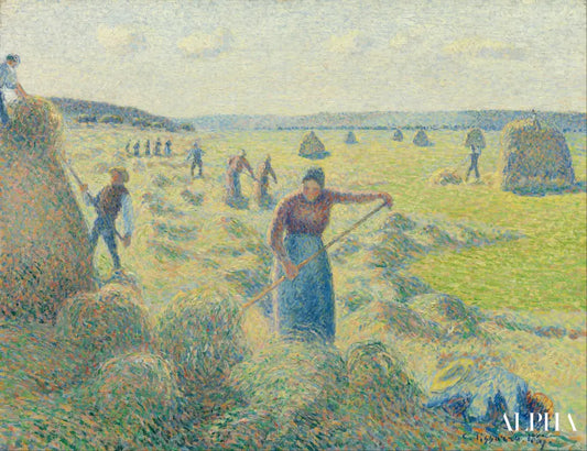 La Récolte des Foins, Éragny - Camille Pissarro - Reproductions de tableaux et peintures haut de gamme