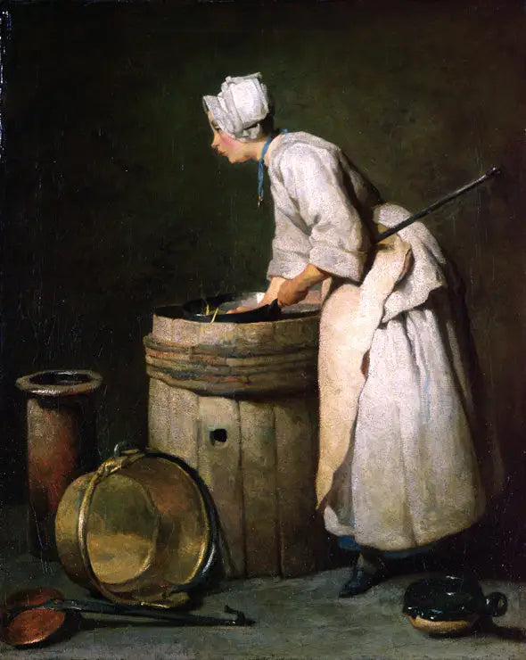 La lavadora - Jean Simeón Chardin