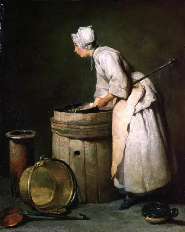 La lavadora - Jean Simeón Chardin
