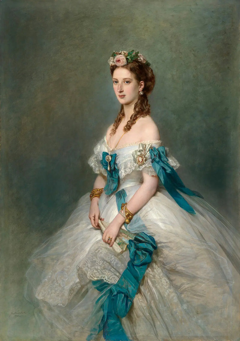 La reina Alexandra (1844-1925) cuando era princesa de Gales - Franz Xaver Winterhalter