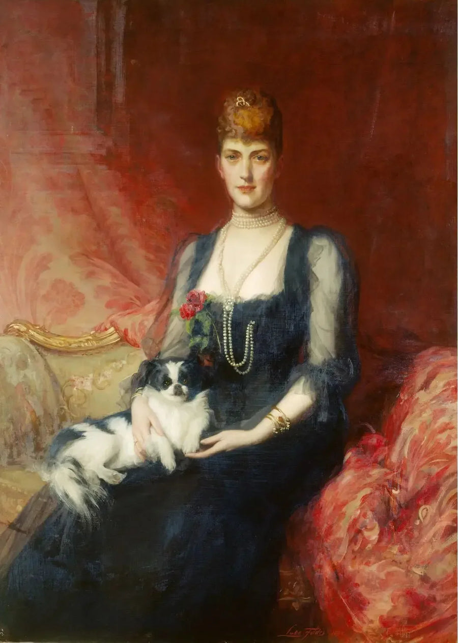 La reina Alexandra, entonces princesa de Gales - Luke Fildes