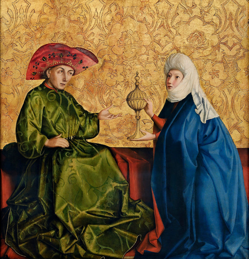 La reina de Saba frente al rey Salomón - Konrad Witz