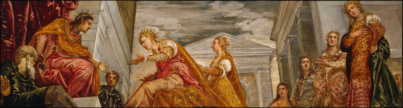 La reina de Saba y Salomón - Jacopo Tintoretto
