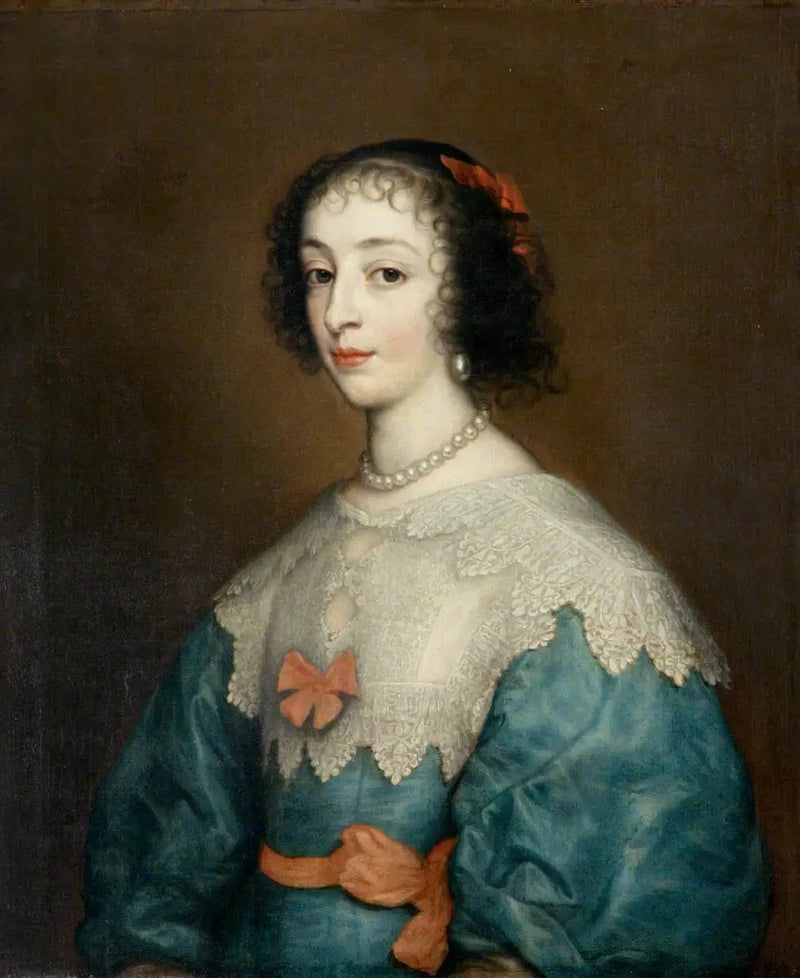 La reina Henriette Marie (1609–1669) - Antoine van Dyck